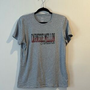 Carnegie Mellon University Tartans Gray Graphic Tee